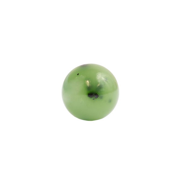 Nephrit Jade, grün, Kugeln, glatt, 10 mm