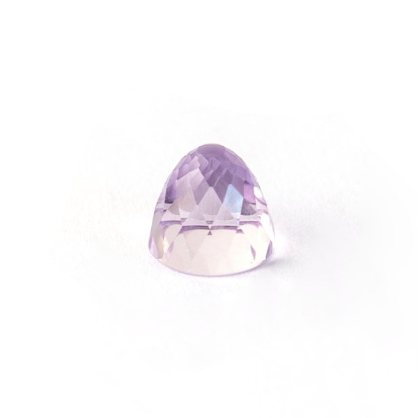 Amethyst, light lavender, cone, faceted, round, 8mm