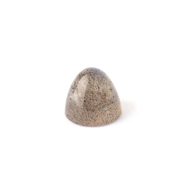 Labradorite, grey, cone, smooth, round, 8mm