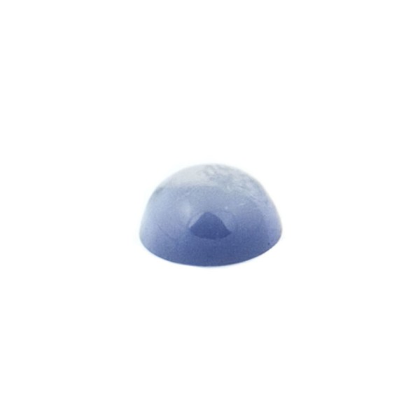 Iolith, blau, Cabochon, rund, 5,5mm