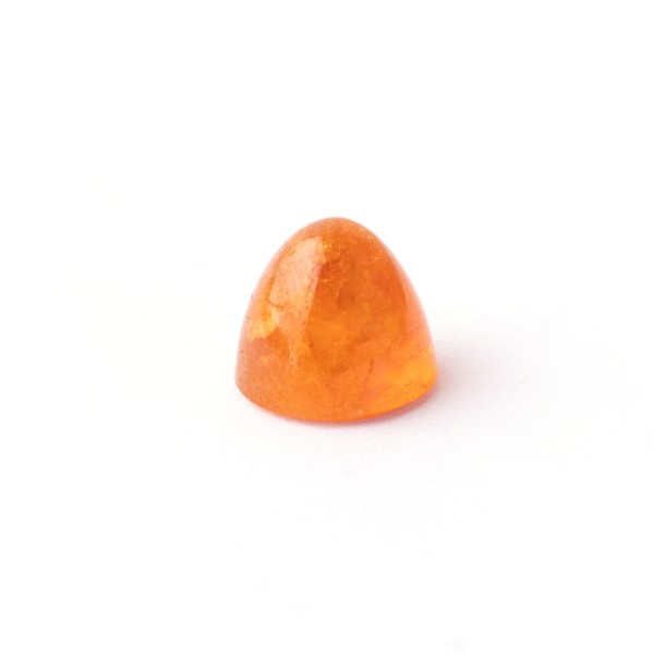 Mandarin garnet, orange, cone, smooth, round, 8mm