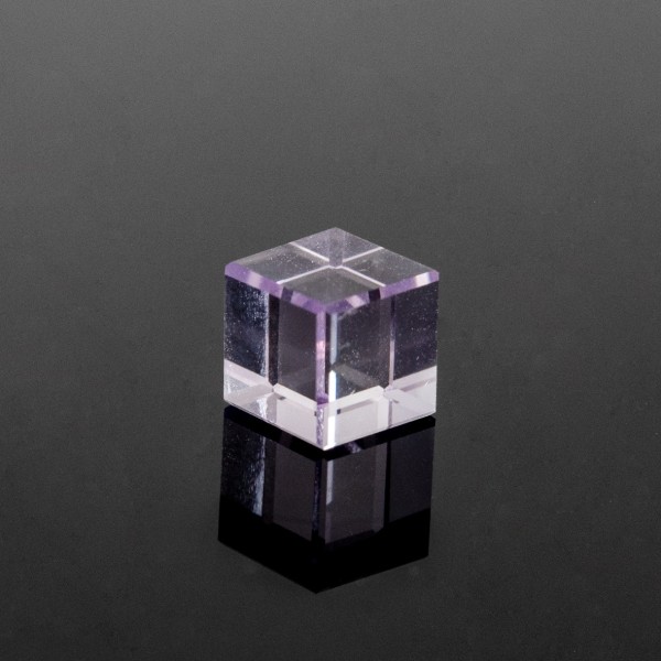 Amethyst, light lavender, cube, smooth, 8x8mm
