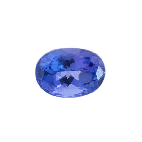 Tanzanite, blue, faceted, oval, 12x9 mm