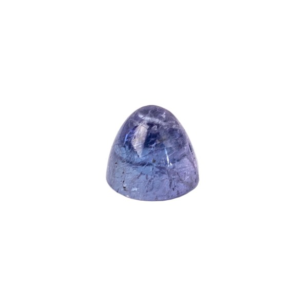 Tanzanite, blue, cone, smooth, round, 8 mm