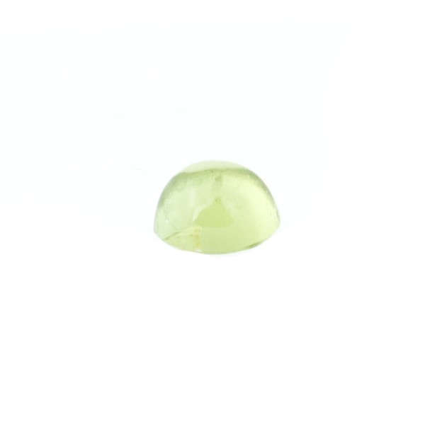 Peridot, green, cabochon, round, 5.5mm