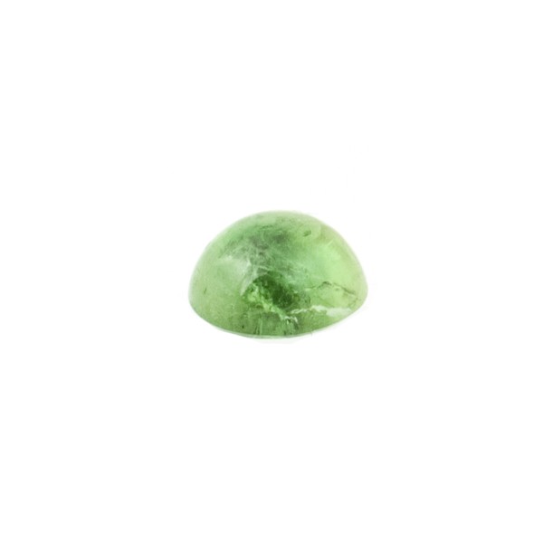 Tsavorite, green, cabochon, round, 4 mm