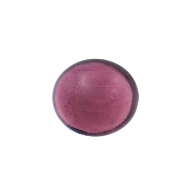 Rhodolite, red, cabochon, round, 12 mm