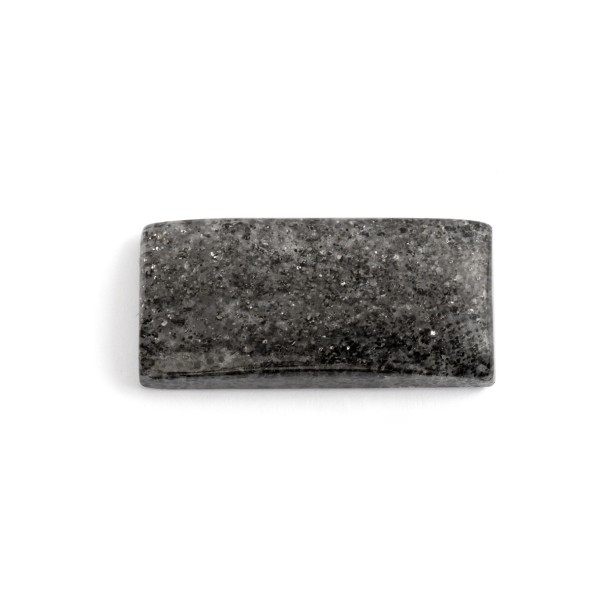 Sunstone, grey, cabochon, rectangle, 27x13mm