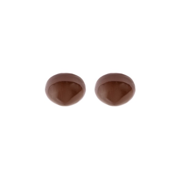 Moonstone, brown, smooth teardrop, onion shape, 13x11mm