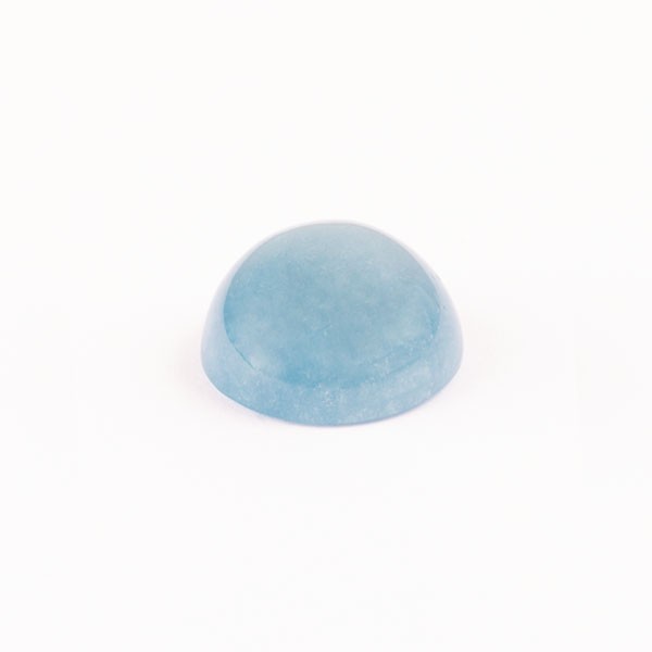 Aquamarin, blau, rund, Cabochon, 17 mm