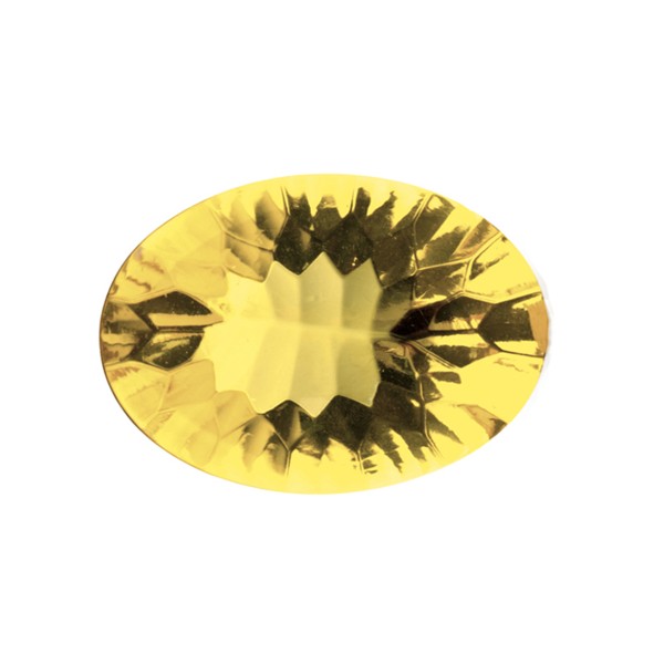 Bernstein (natur), goldfarben, Buff Top, concave, oval, 20x15 mm