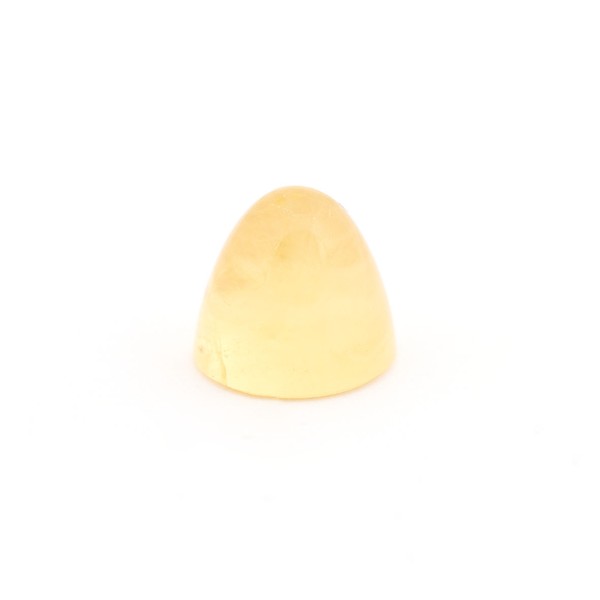 Beryl, yellow, cone, smooth, round, 11 mm