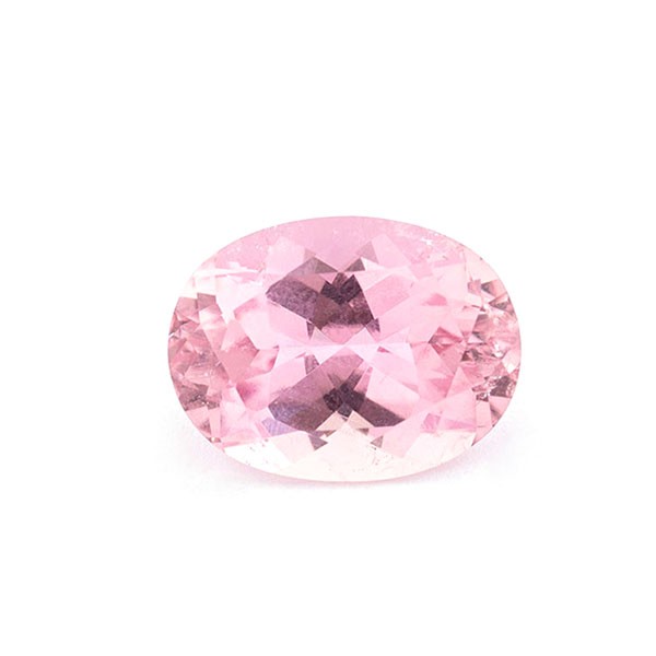 Tourmaline, rose, faceted, oval, 16x12 mm