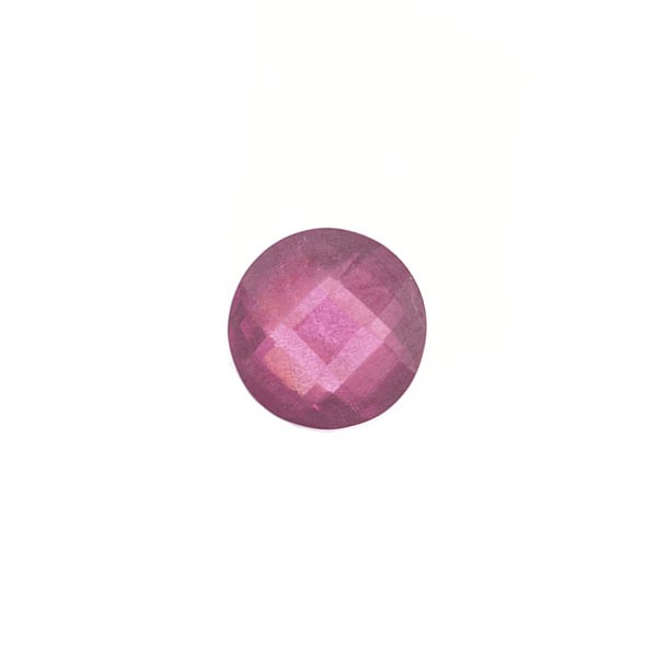 Tourmaline, pink, briolette, faceted, round, 8 mm