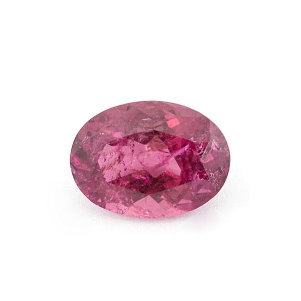 Tourmaline, pink, faceted, oval, 14x10 mm