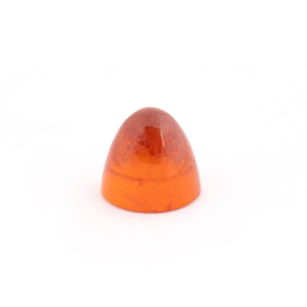 Mandarin garnet, orange, cone, smooth, round, 11 mm