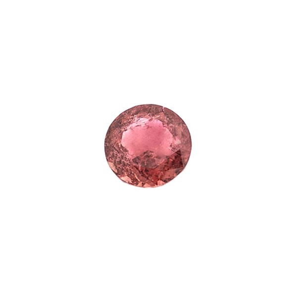 Turmalin, pink, facettiert, rund, 8 mm