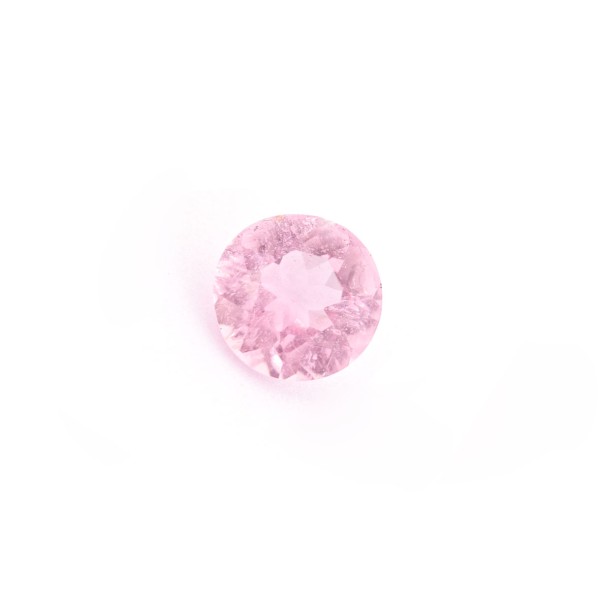 Turmalin, rosa, facettiert, rund, 7.5 mm