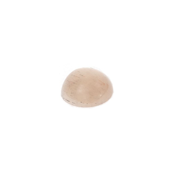 Moonstone, brown, cabochon, round, 6 mm