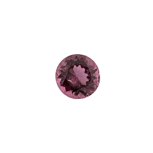 Tourmaline, violet, faceted, round, 8 mm