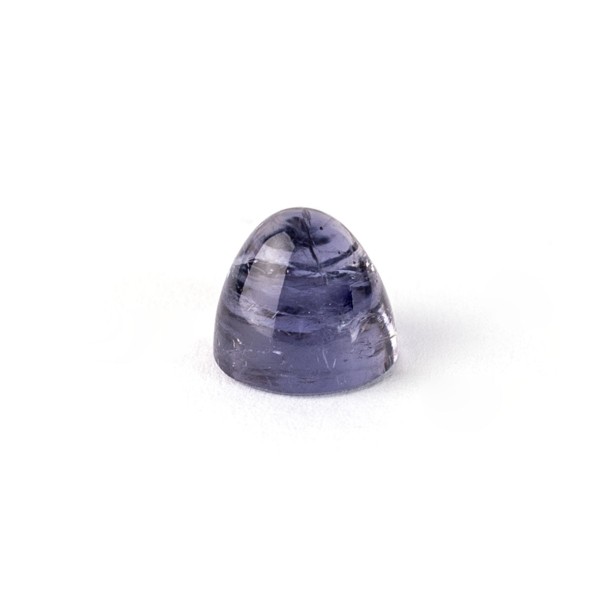 Iolite, blue, cone, smooth, round, 8mm