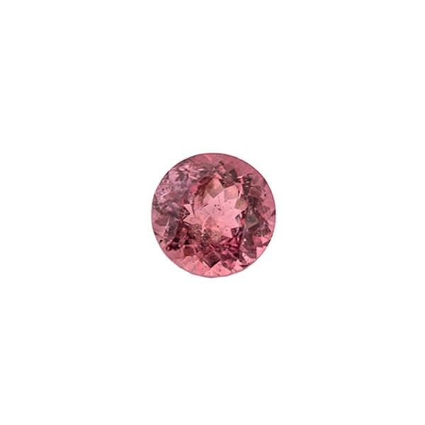 Tourmaline, pink, faceted, round, 8 mm