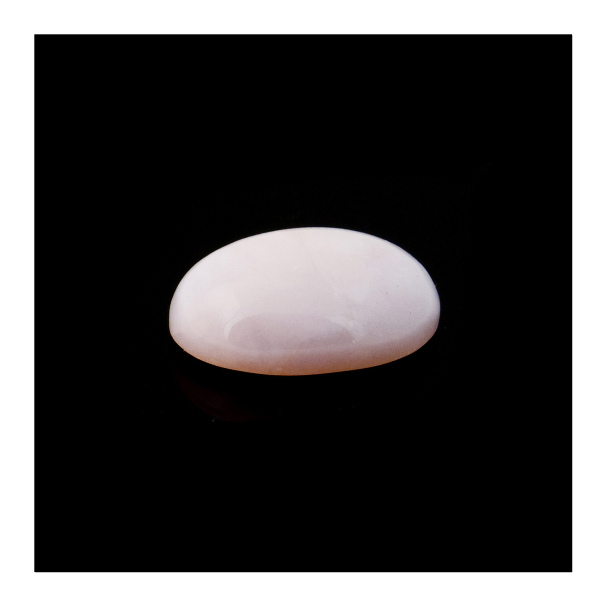 Pink opal, pink, cabochon, oval, 8 x 6 mm