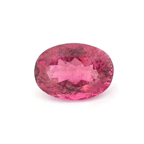 Tourmaline, pink, faceted, oval, 14x10 mm