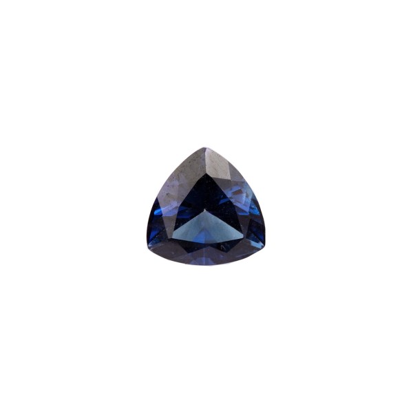 Topaz, tanzanite blue, faceted, trillion, 8x8 mm