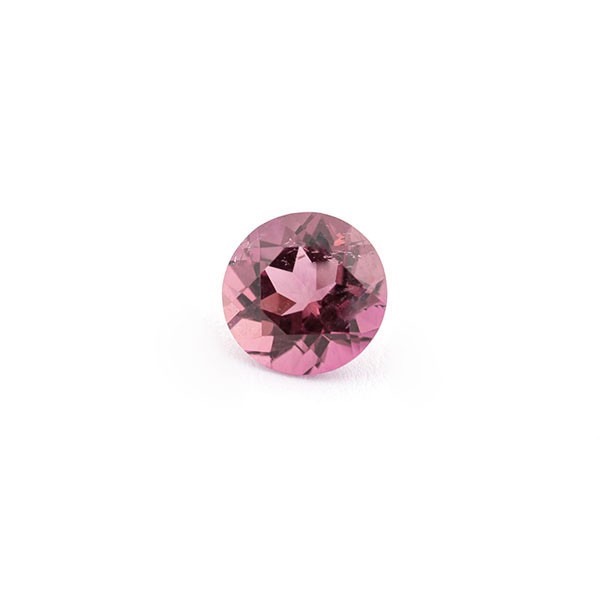 Tourmaline, pink, faceted, round, 7.5 mm