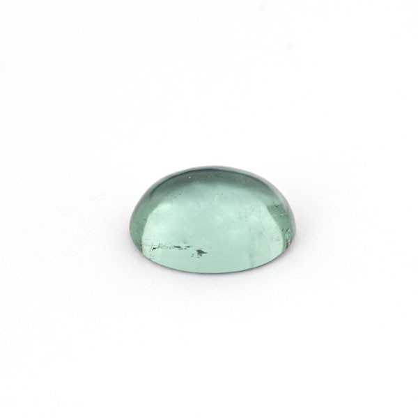 Tourmaline, light green, oval, Cabochon, 14x10 mm