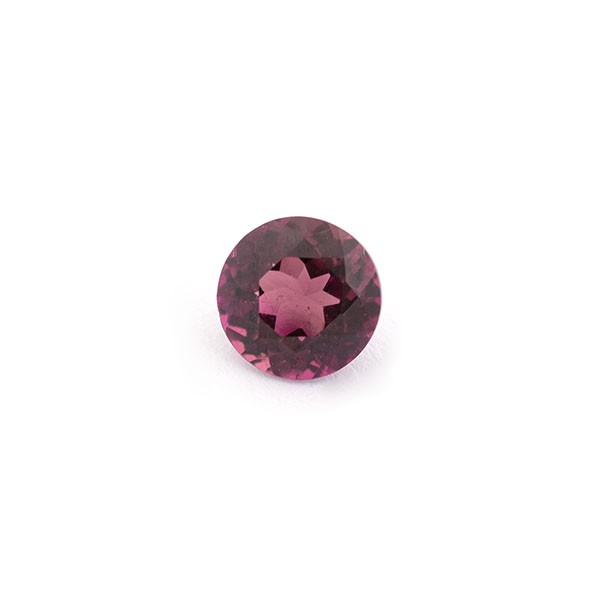 Tourmaline, pink, faceted, round, 6 mm