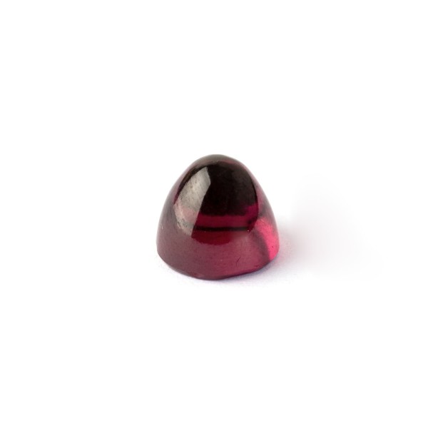 Rhodolite, red, cone, smooth, round, 8mm