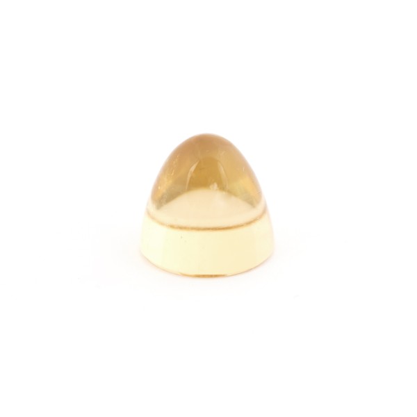 Beryl, yellow, cone, smooth, round, 11 mm