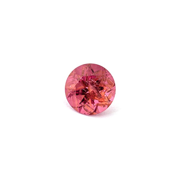 Tourmaline, pink, faceted, round, 8 mm