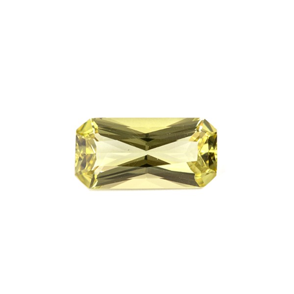 Beryll, gold, 8'eck, step cut, 15.7x7.8 mm