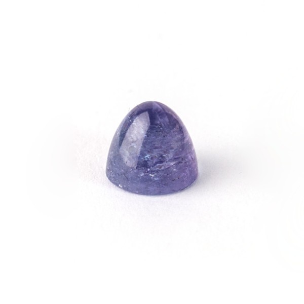 Tanzanite, blue, cone, smooth, round, 8mm
