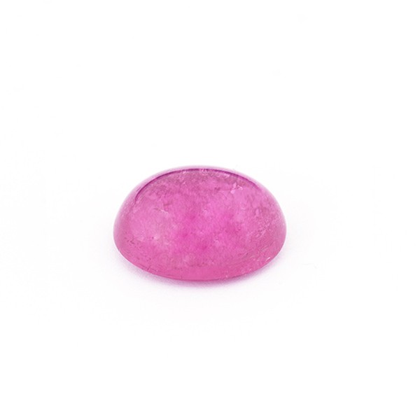 Turmalin, hot pink, oval, Cabochon, 15x12 mm