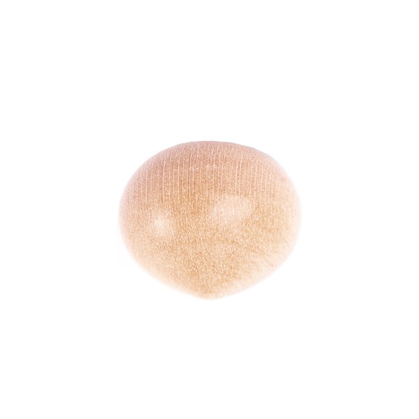 Maple, beige, smooth teardrop, onion shape, 16x14mm