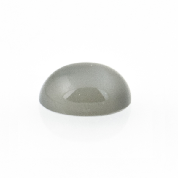 Moonstone, grey, cabochon, oval, 11 x 9 mm