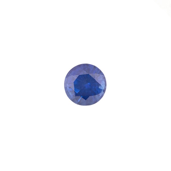 Sapphire, Ceylon, round, faceted, 4 mm