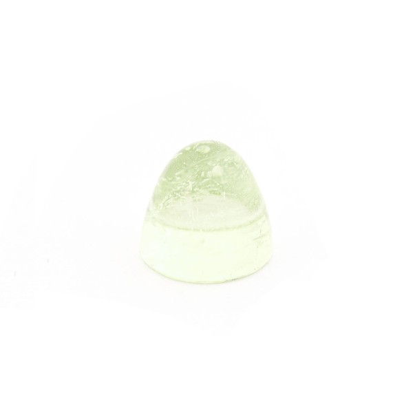 Beryl, green, cone, smooth, round, 11 mm