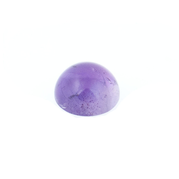 Amethyst (Africa), dark violet, cabochon, round, 10 mm