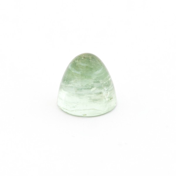 Tourmaline, light green, cone, smooth, round, 11 mm