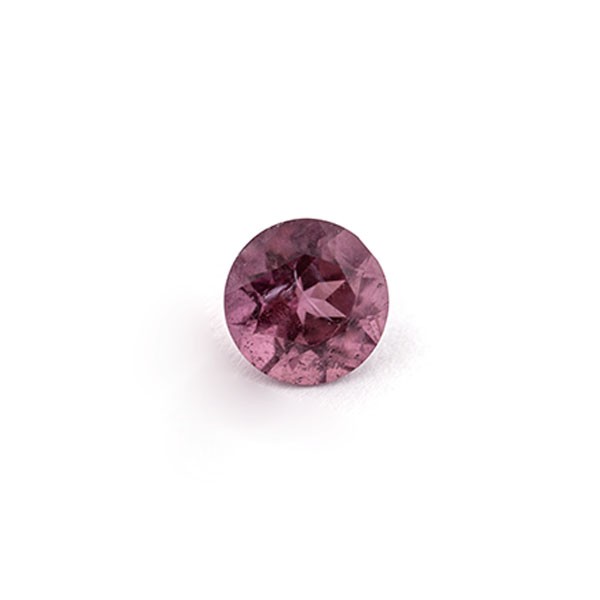 Tourmaline, pink, faceted, round, 7 mm