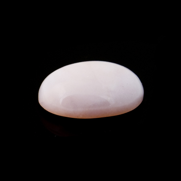 Pink opal, pink, cabochon, oval, 14 x 10 mm