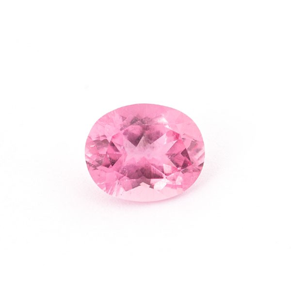 Tourmaline, pink, faceted, oval, 11x9 mm