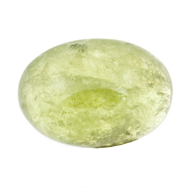 Grossular, green, cabochon, oval, 18 x 13 mm