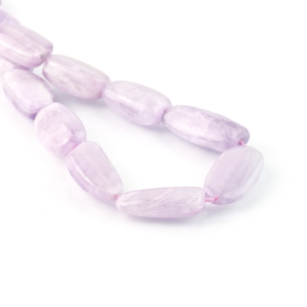 Kunzite, stand, nuggets, smooth, 18 x 14 - 27 x 14 mm