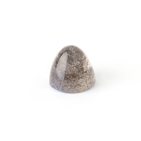 Labradorite, grey, cone, smooth, round, 8mm